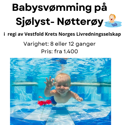 Babysvømming nybegynner- Sjølyst, Nøtterøy
