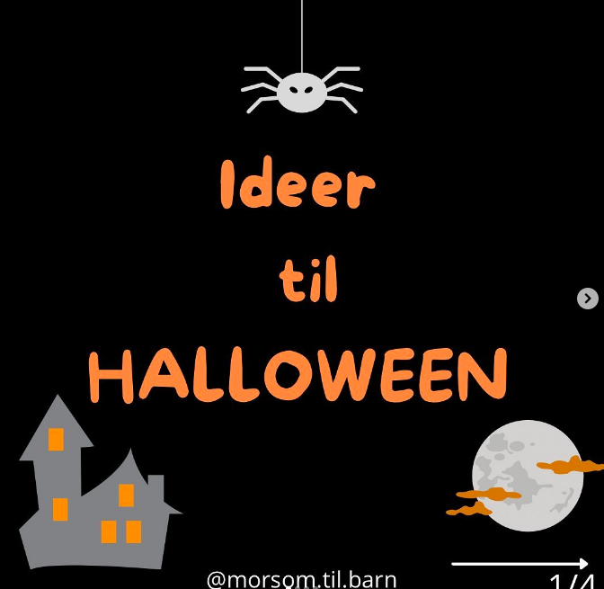 Ideer til Halloween fra @morsom.til.barn