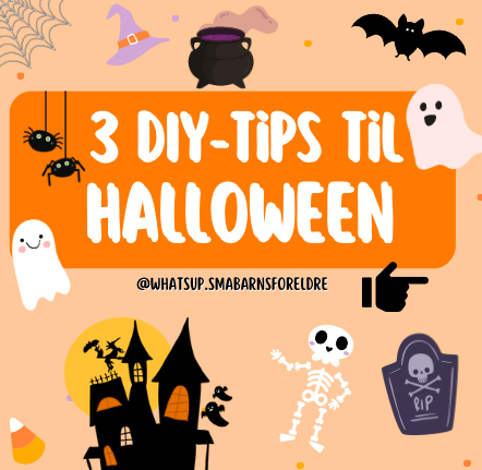 Del 1: Tre Halloween DIY tips fra @whatsup.smabarnsforeldre